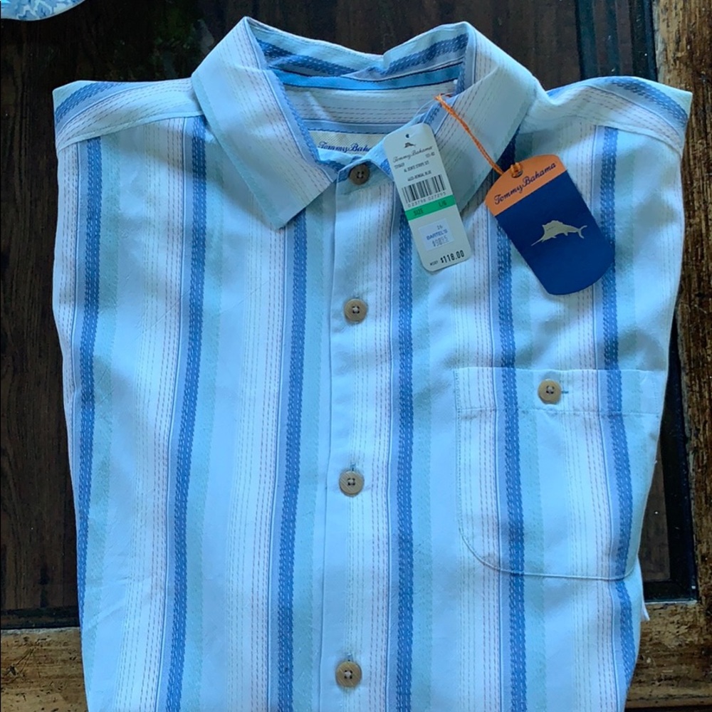 Tommy Bahama BRAND NEW Silk Hawaiian Shirt